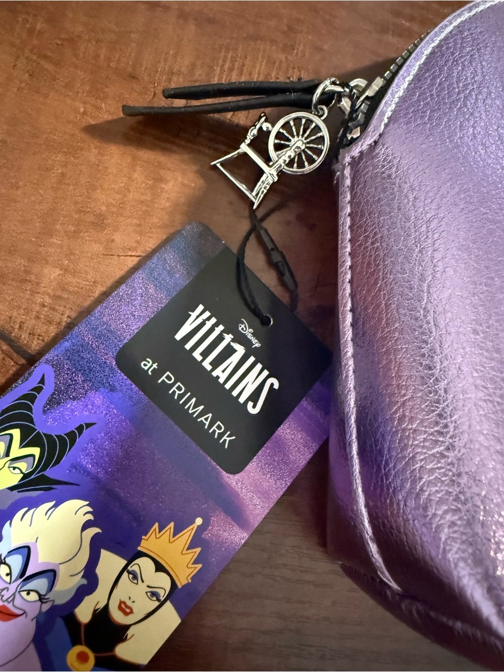 Primark x Disney Purple Maleficent Character Cosmetic Bag *NEW - Picture 2 of 9